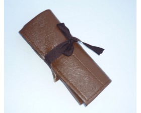 NÁŘADÍ - KOŽENKOVÝ OBAL (DOBOVÁ KOŽENKA) - HNĚDÝ 